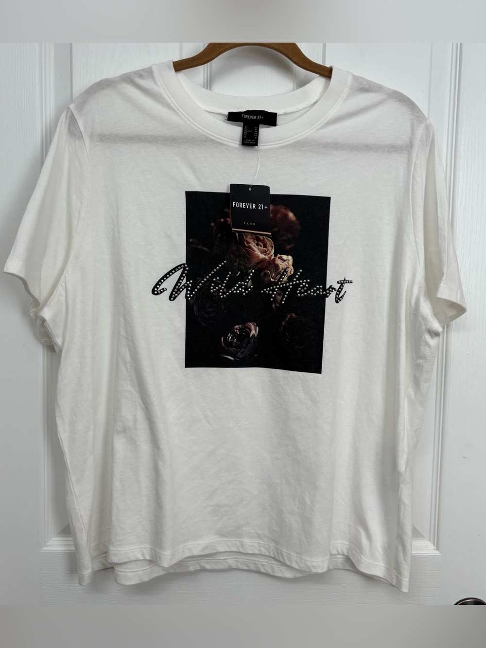 White Mystic Graphic Tee | Forever 21+ 0X